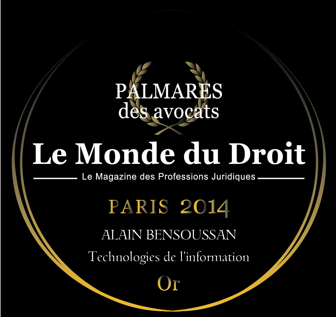 Trophée d'or Le Monde du Droit 2014