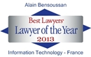 Best Lawyer 2013 Alain Bensoussan